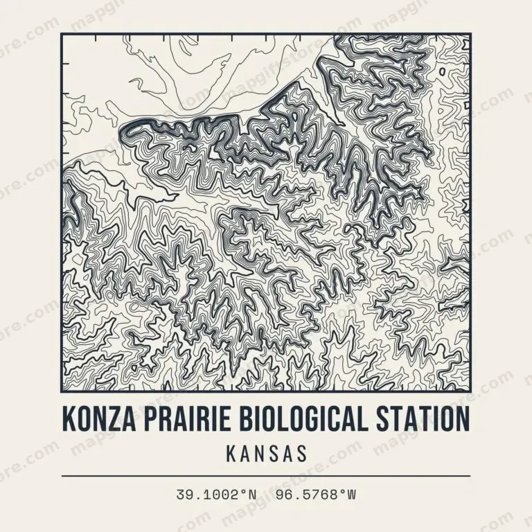 Konza Prairie Biological Station topo map